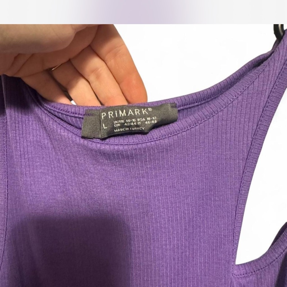 Primark Ribbed Purple Dress - Picture 3 of 3